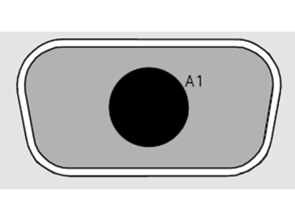 FCT D-Sub Male connector shell F1W1P-K120