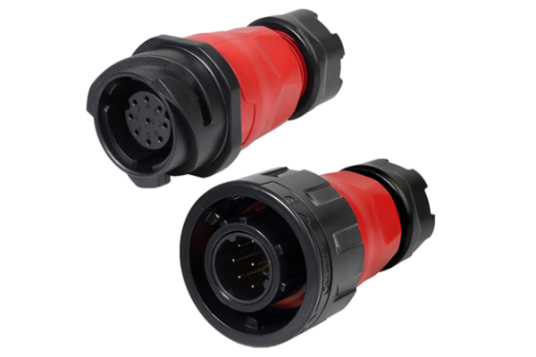 In-line receptacle CNLINKO YM-24-J09PP-02-001 / YM-24-C09PE-02-001A