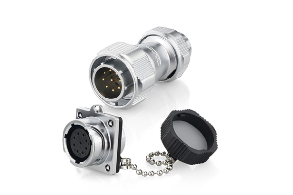 Male Plug + Female Four-hole Socket CNLINKO YZ-20-C09PE-03-001A / YZ-20-J09SX-03-401A