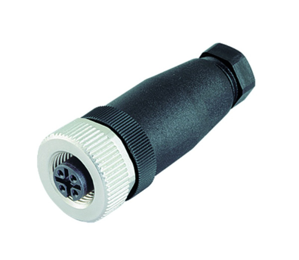 BINDER Socket Circular M12 4p Cageclamp 99-0524-14-04