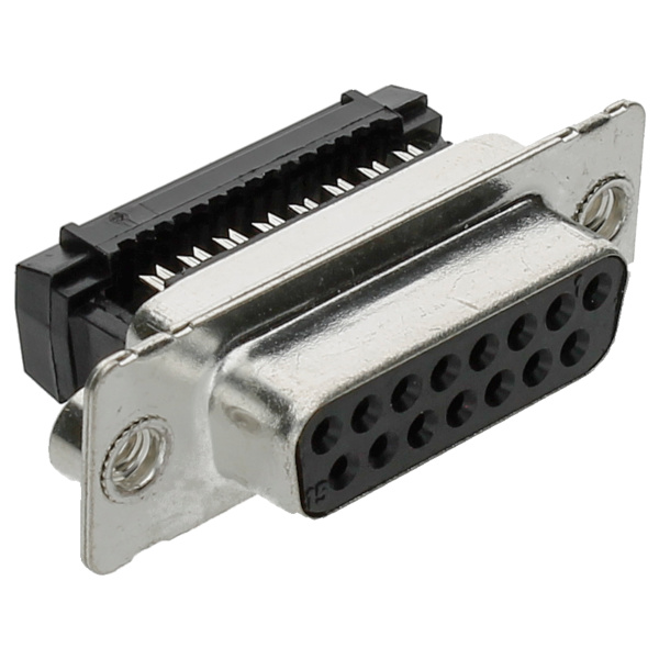 FCT D-Sub Ribbon socket plug 15p FT15S15-K49