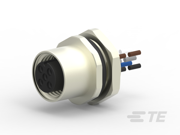 TE CONNECTIVITY Socket Circular M12 5p with Strands 0.2m T4171310005-001