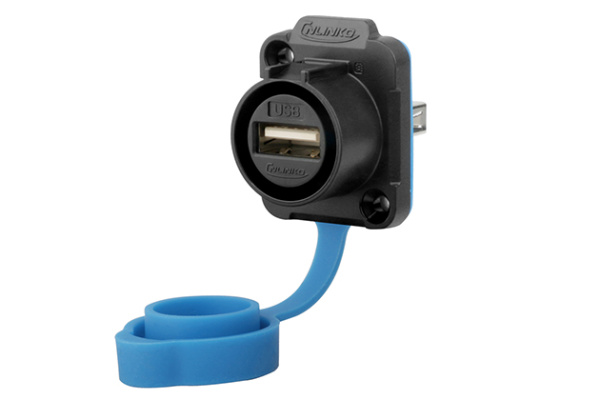 USB3.0 Two Hole Female Socket CNLINKO LP-20-J/USB3/213/SX-42-201