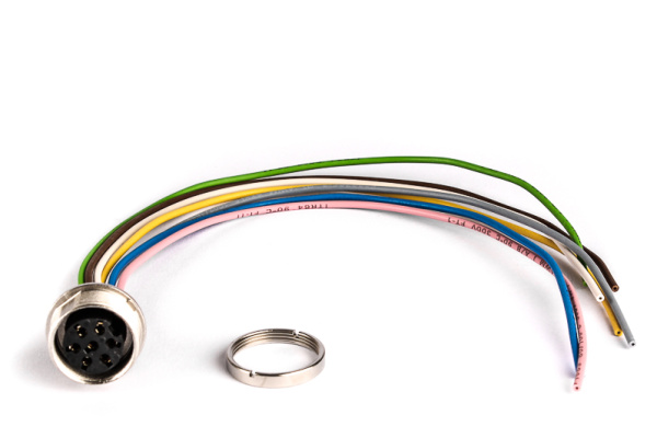 BINDER Socket Circular M16 7p with Strands 0.2m 09-0328-782-07