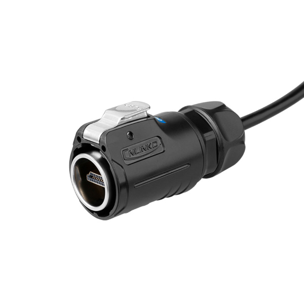 Metal + Plastic male plug CNLINKO LP24-HDMI-MP-MP-1M-001