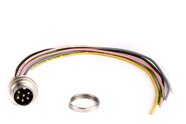 BINDER Plug Circular M16 6p Solder 09-0323-702-06
