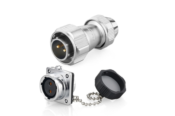 Male Plug + Female Four-hole Socket CNLINKO YZ-20-C02PE-03-001A / YZ-20-J02SX-03-401A