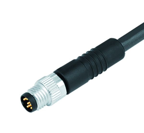 BINDER Plug Circular M8 8p with Cable 2m 77-3405-0000-50008-0200