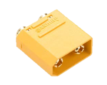 Вилка на плату папа Amass XT90PB-M30.N.B