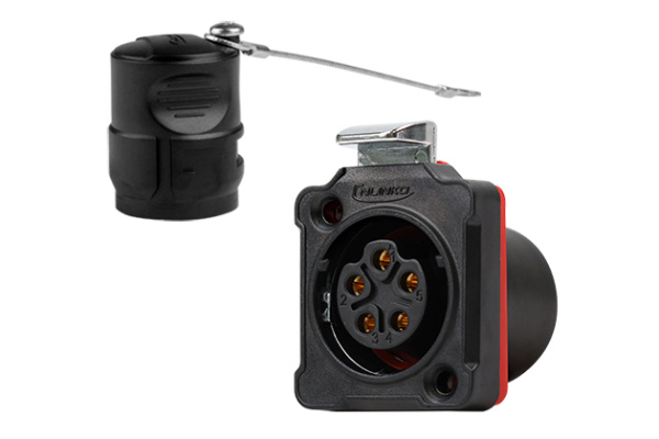 Two Hole Plastic Female Socket CNLINKO BD-24-J05SX-02-202A