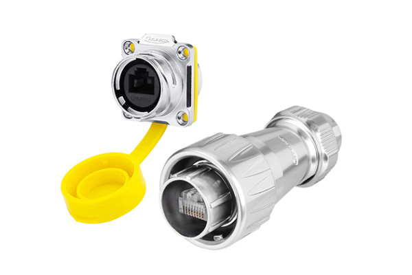 Male Plug + Female Socket CNLINKO DZ-24-C/RJ45/ 015/PE-43-001/DH-24-J/RJ45/ 213/SX-43-409