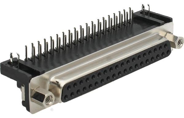 TCO Socket D-Sub STD 37p THT D123D4S1123E11N0