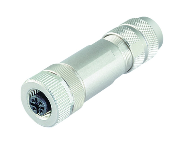 BINDER Socket Circular M12 4p Screwclamp 99-3728-810-04