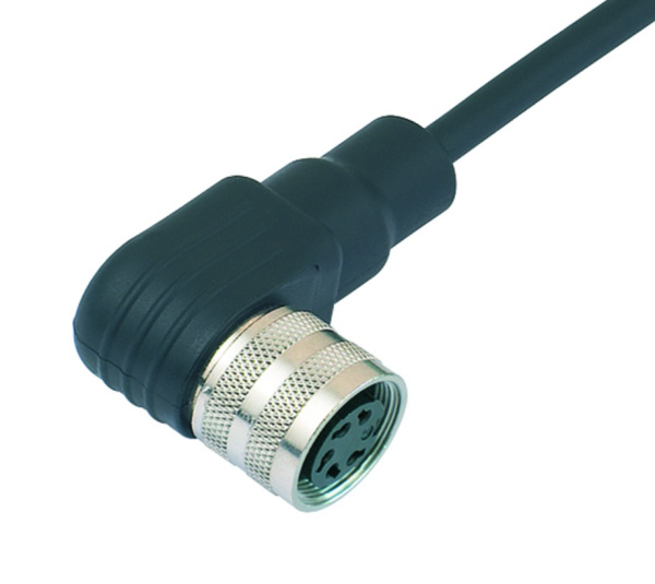 BINDER Socket Circular M16 5p with Cable 2m 79-6214-200-05