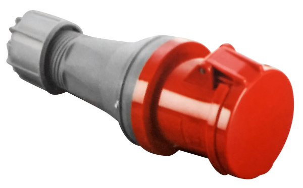 Розетка кабельная Weipu TYP29182 63А-2ч/50В 3P+PE IP44