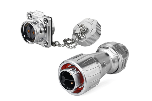 Male Plug + Female Four-hole Socket CNLINKO DZ-20-C02PE-03-001A/DH-20-J02SX-03-401A