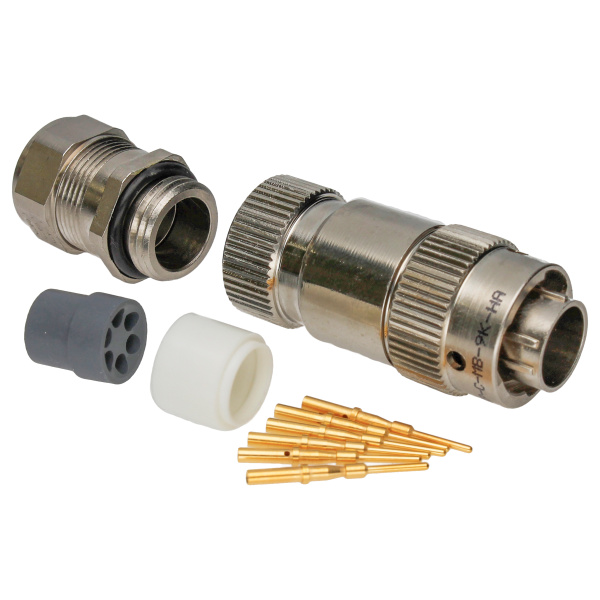 ITT Male cable connector 6p KPTC6PG10-6P-C-MB-9K-HA