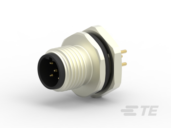 TE CONNECTIVITY Plug Circular M12 5p THT T4142412051-000
