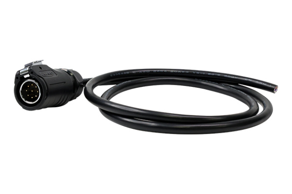 Standard Model 9 Pin L=1M Male Plug Plastic+Metal With Soldering+Cable CNLINKO LP20-09-MP-E-1M-003