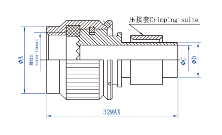 Хвостовик крепление защитного хвоста Longli J1784A/20S13N