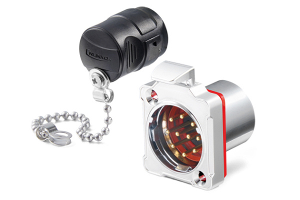 Metal Four hole Male socket CNLINKO BD-24-C10SX-03-207A