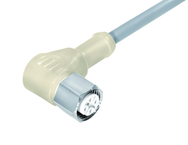 BINDER Socket Circular M12 4p with Cable 2m 77-3734-0000-20404-0200