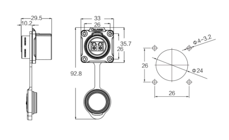 картинка  CNLINKO LP-24-J/LC/213/SX-43-401 