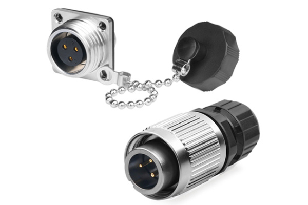 Male Plug + Female Four-hole Socket CNLINKO YW-16-C03PE-03-001/YW-16-J03SX-03-401