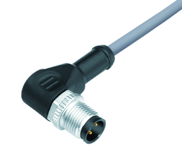 BINDER Plug Circular M12 4p with Cable 5m 77-3427-0000-20004-0500