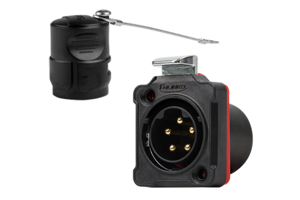 Two Hole Plastic Male Socket CNLINKO BD-24-C05SX-02-202A