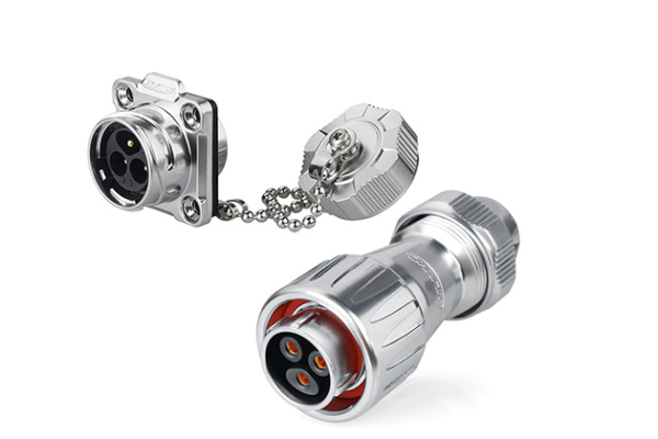 Female Plug + Male Four-hole Socket CNLINKO DZ-20-J03PE-03-001A/DH-20-C03SX-03-401A